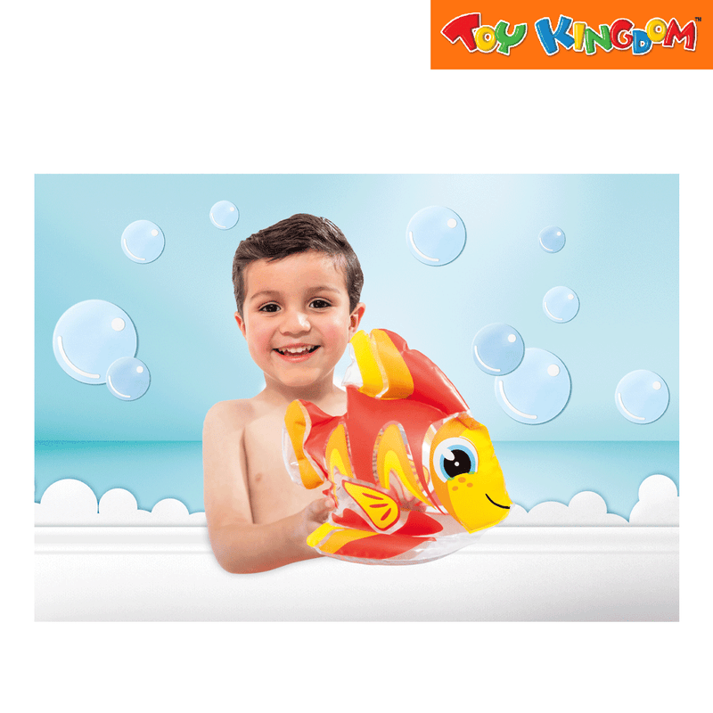 Intex Puff 'n Play Soft Goldfish 9.5in x 9.5in Water Toy