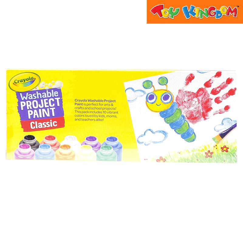 Crayola Classic 10 colors 59 ml Washable Project Paint