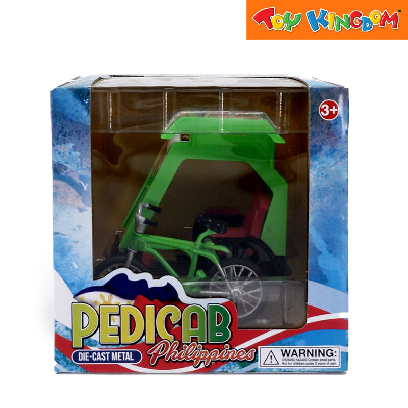 PhilCraft Philippine Pedicab Green Die-cast Vehicle