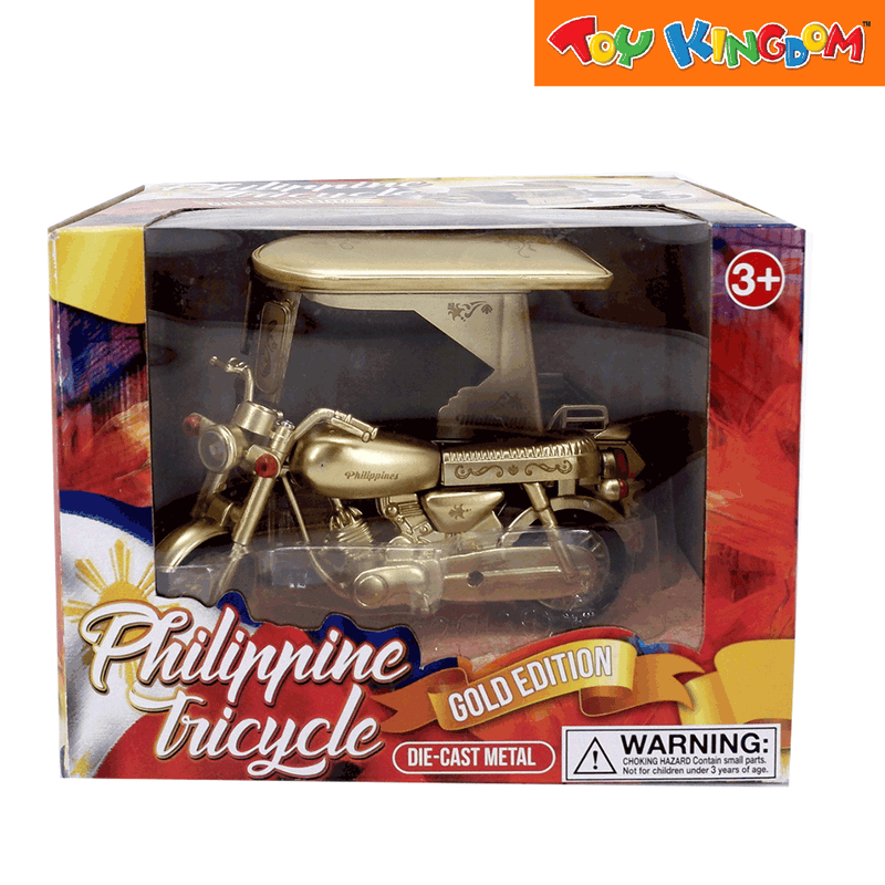 PhilCraft Philippine Tricycle Gold Die-cast Vehicle