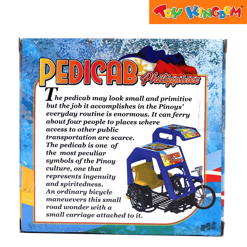 PhilCraft Philippine Pedicab Red 4 inch Die-cast Vehicle