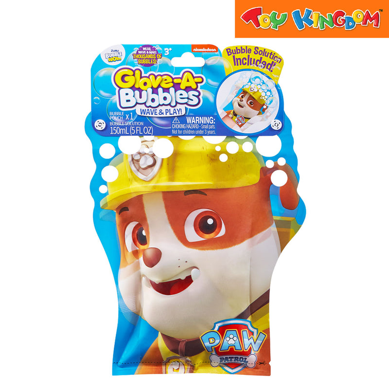 Bubble Wow Paw Patrol S1 Rubble Glove A Bubbles