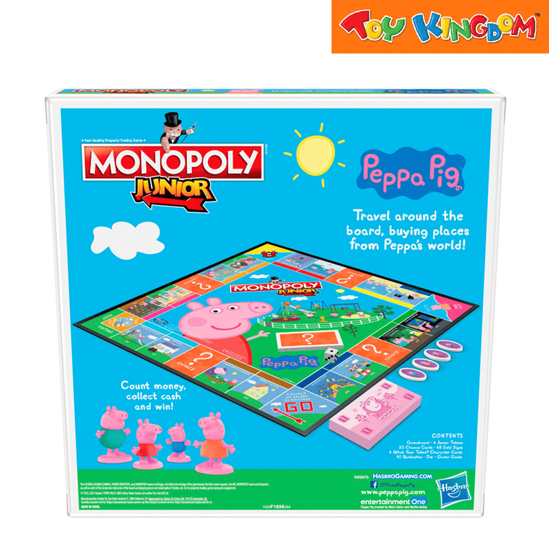 Hasbro Gaming Monopoly Junior Peppa Pig Board Game