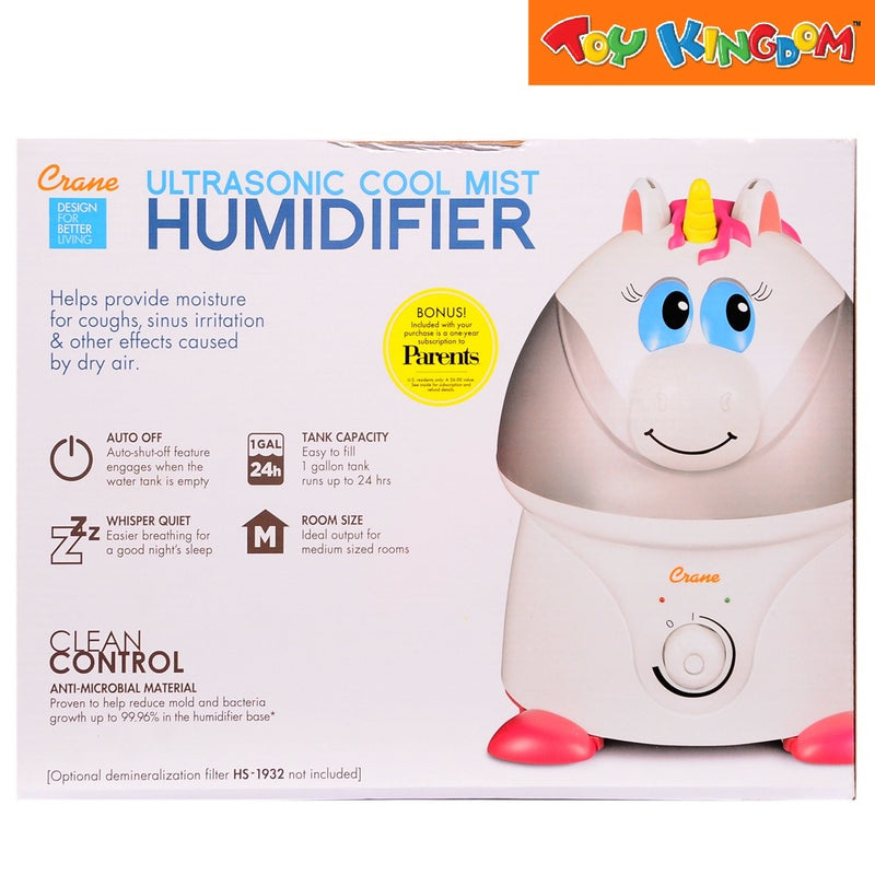 Crane Unicorn Ultrasonic Cool Mist Humidifier | Toy Kingdom