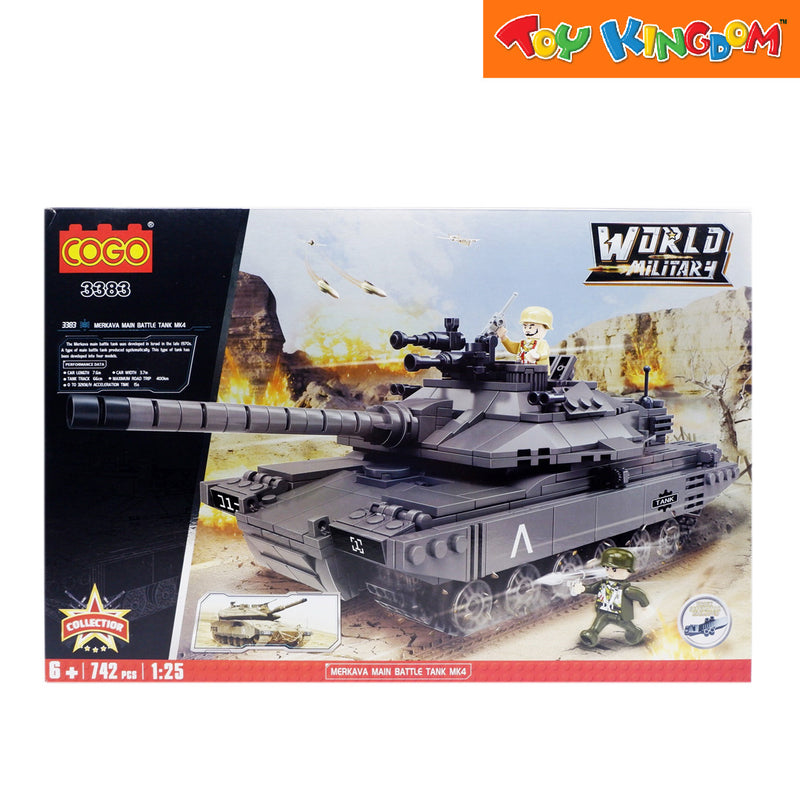 Cogo World Military Merkaya Main Battle Tank MK Building Blocks