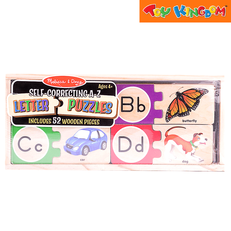 Melissa & Doug Self-Correcting Alphabet Letter Puzzles