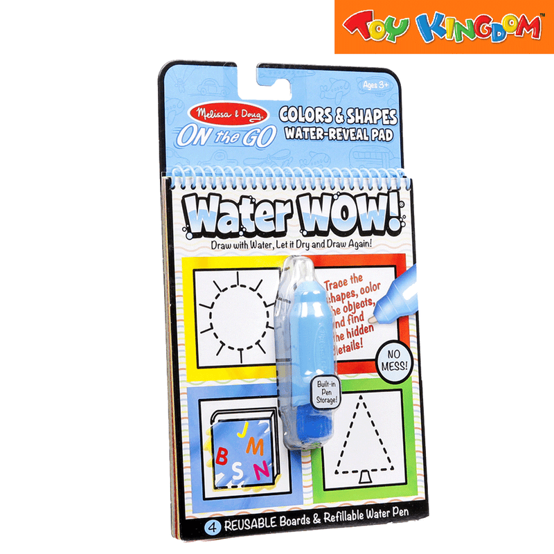 Melissa & Doug Water Wow! Colors & Shapes Water-Reveal Pad