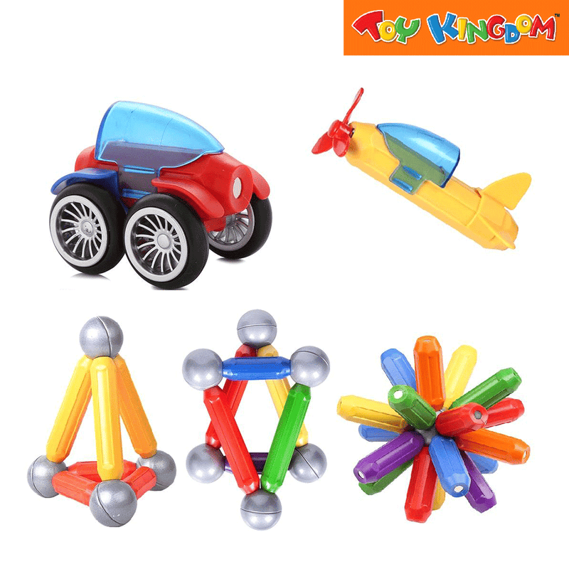 Young Mindz Young Mindz Magnetic Discovery Rocket & Car 25 pcs Magnetic Building Toy