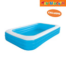 Jilong Giant Rectangular 120 x 72 x 22 inch Inflatable Pool