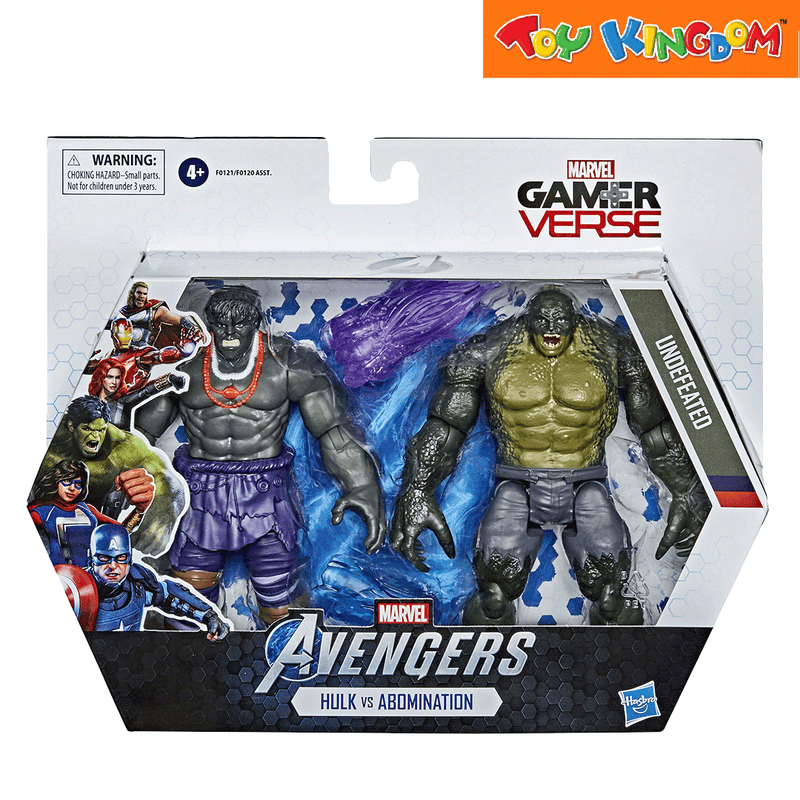 Marvel Avengers Gamerverse Hulk vs. Abomination 2 Packs 6 inch Playset