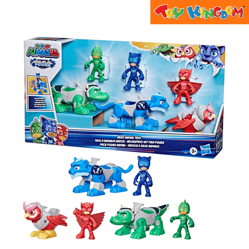 PJ Masks Animal Power Hero Animal Trio Playset